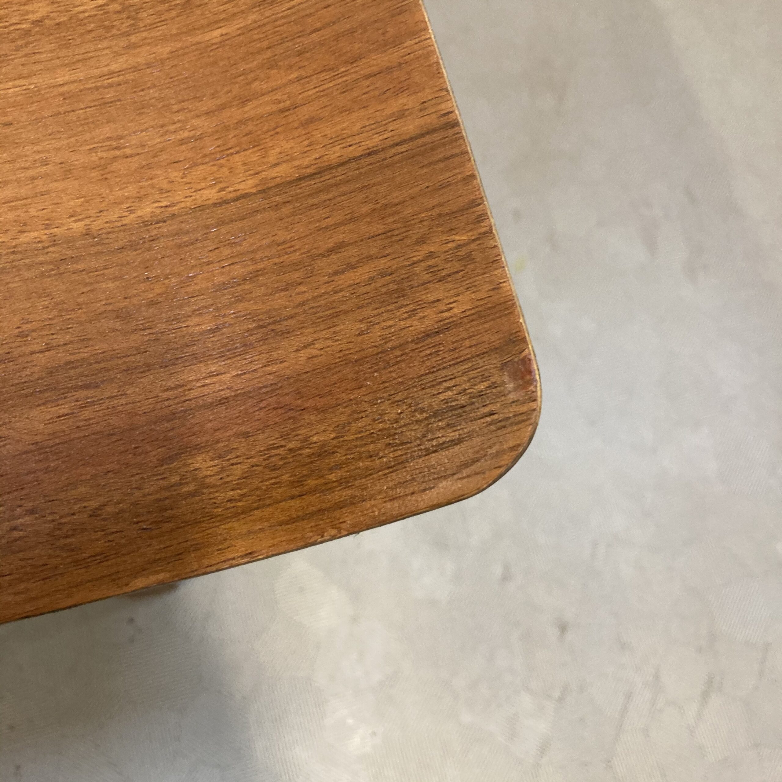 A Midcentury Myer two tier coffee table with sleigh top - Image 6