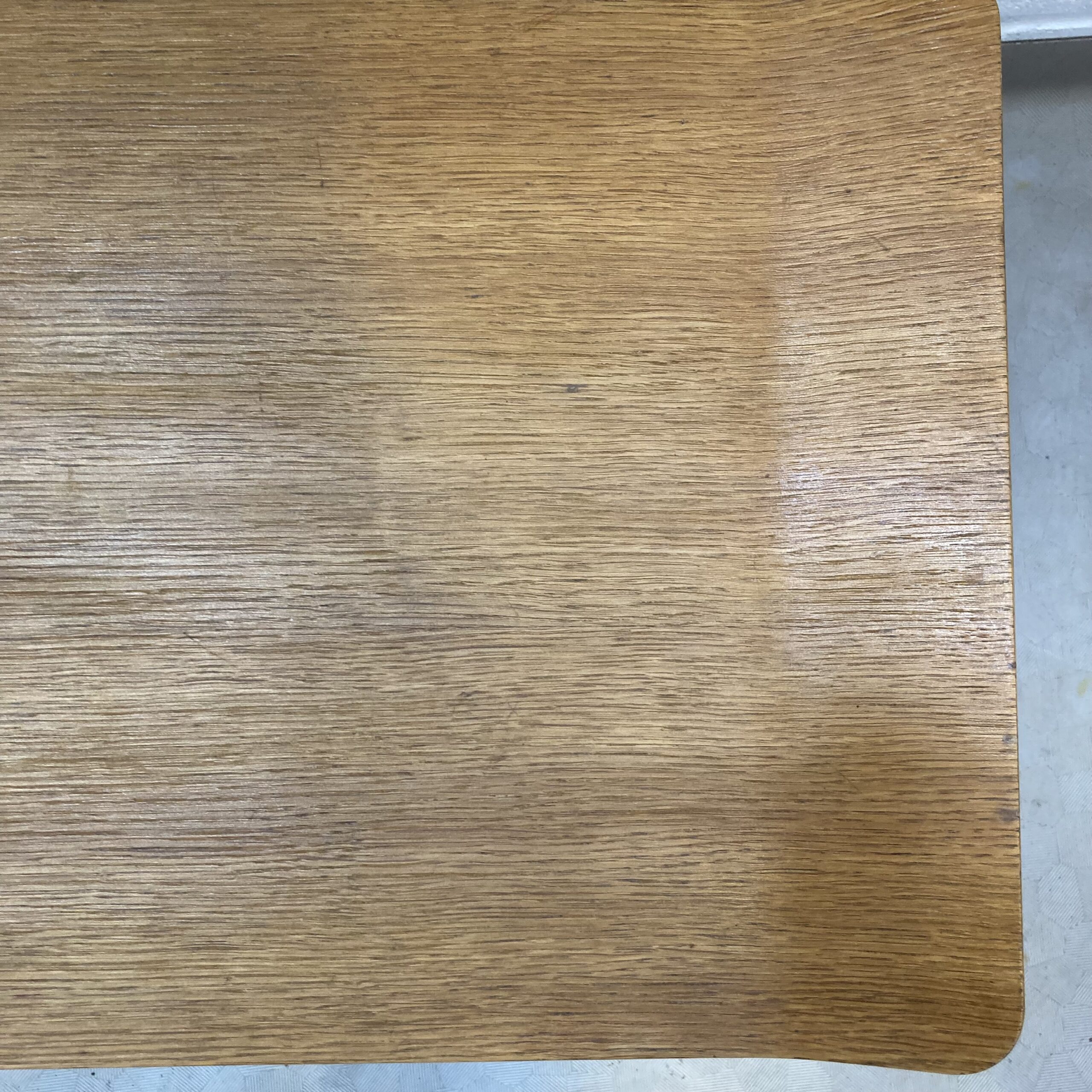 A 1950s mid century oak two tier coffee table - Image 6
