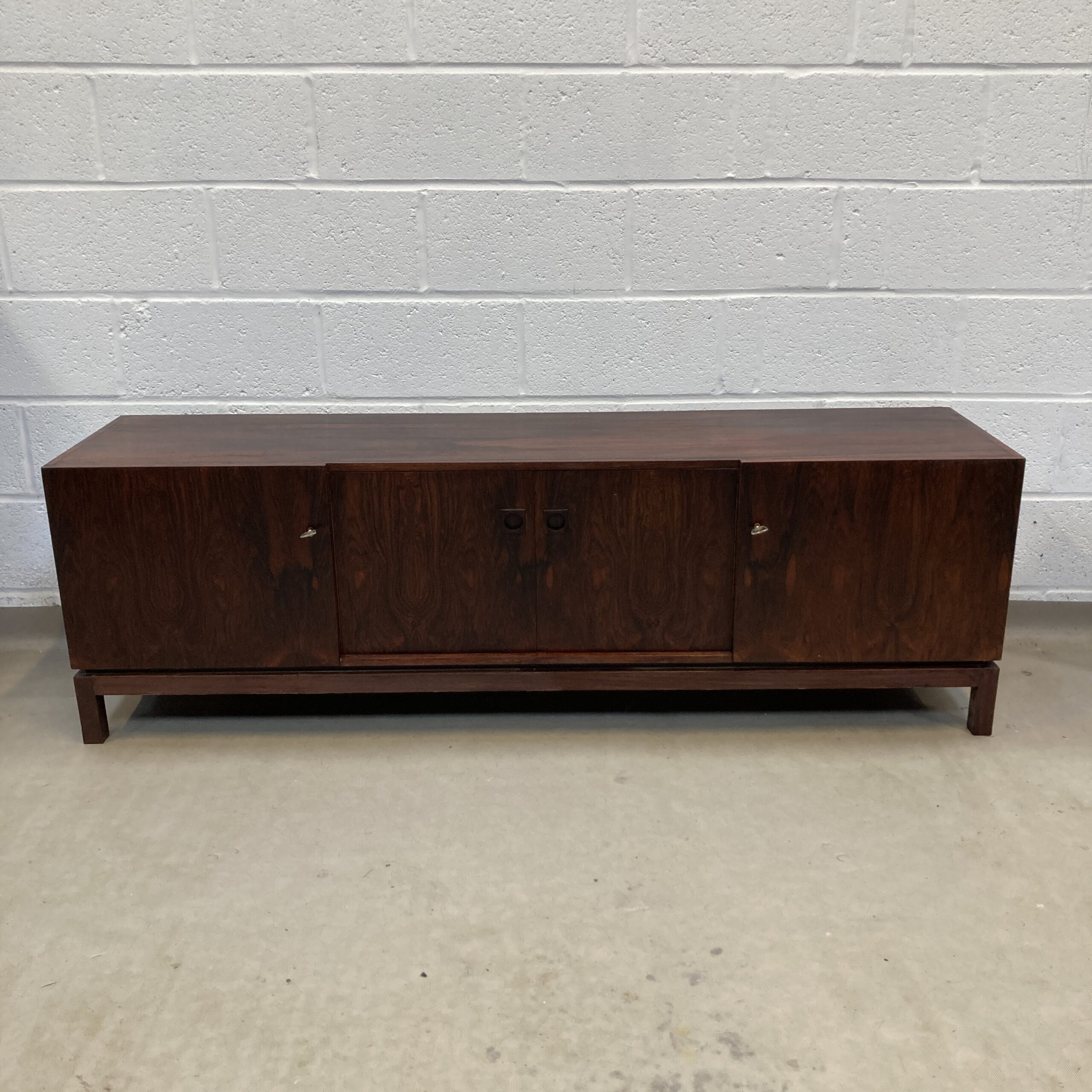 A Mid century Rosewood danish sideboard, possibly by Farso Mobler