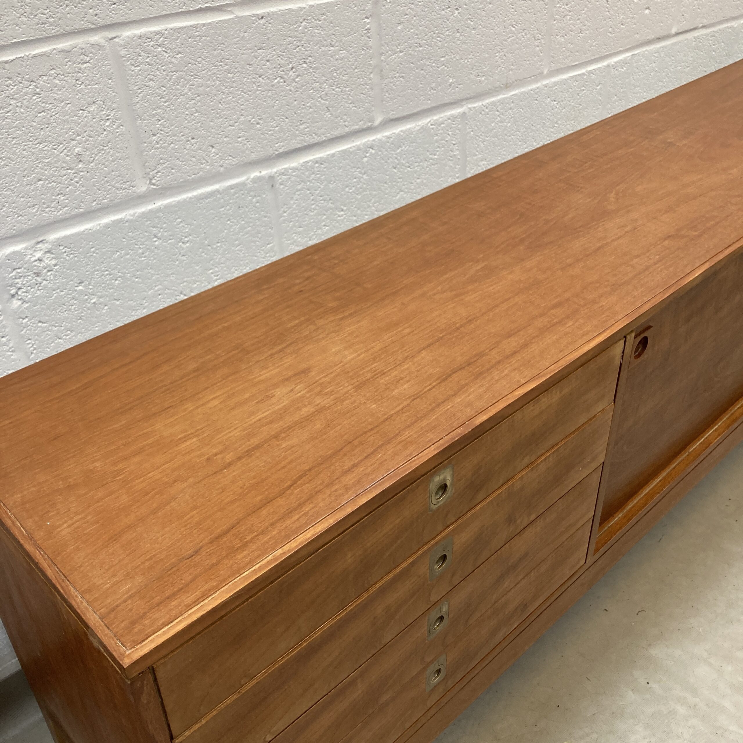 A Midcentury Archie Shine for Heals teak sideboard. - Image 11