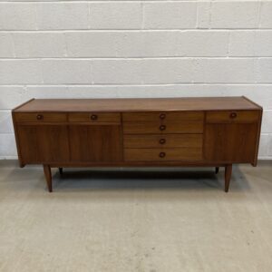 A Midcentury Robert Heritage for Archie Shine walnut sideboard.