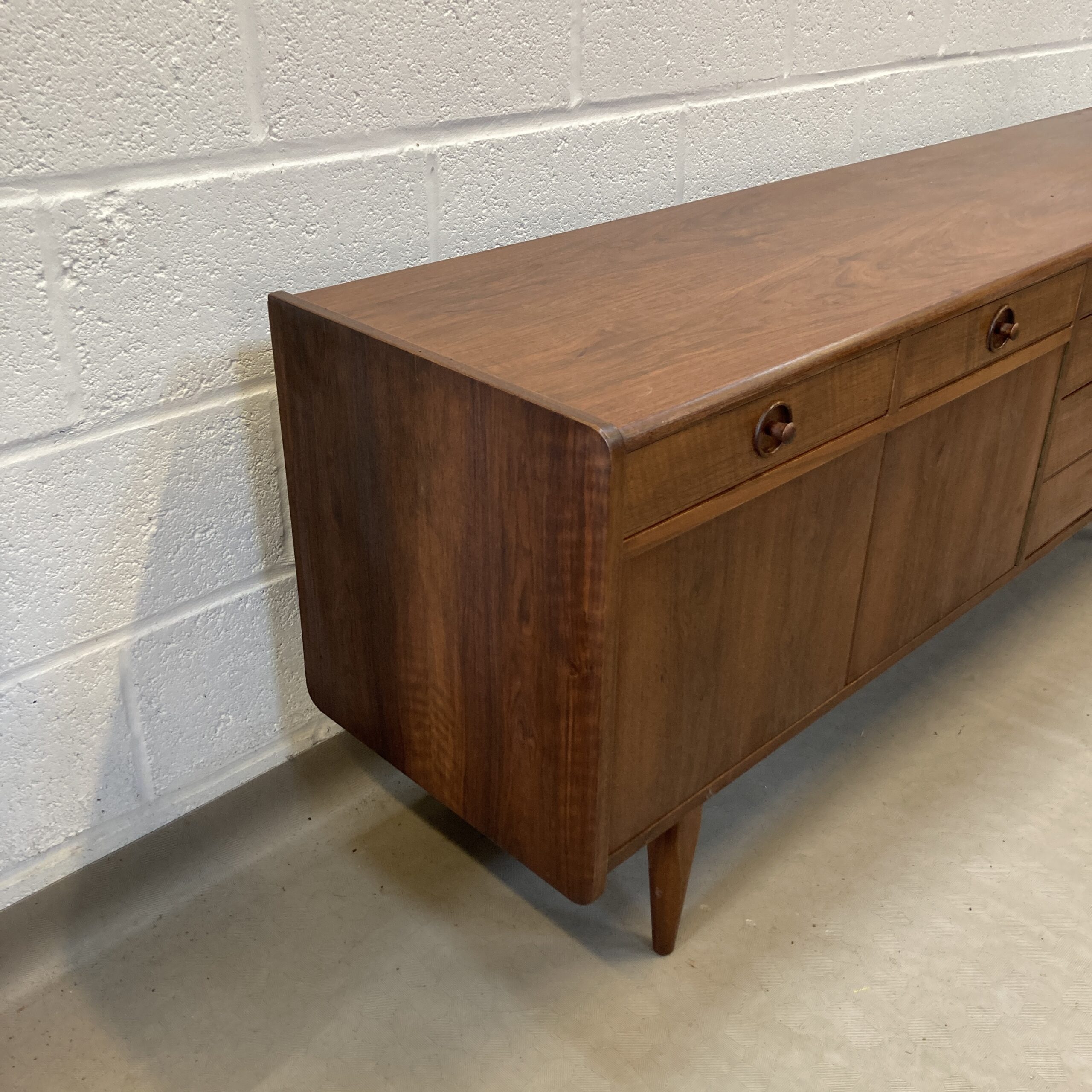 A Midcentury Robert Heritage for Archie Shine walnut sideboard. - Image 11
