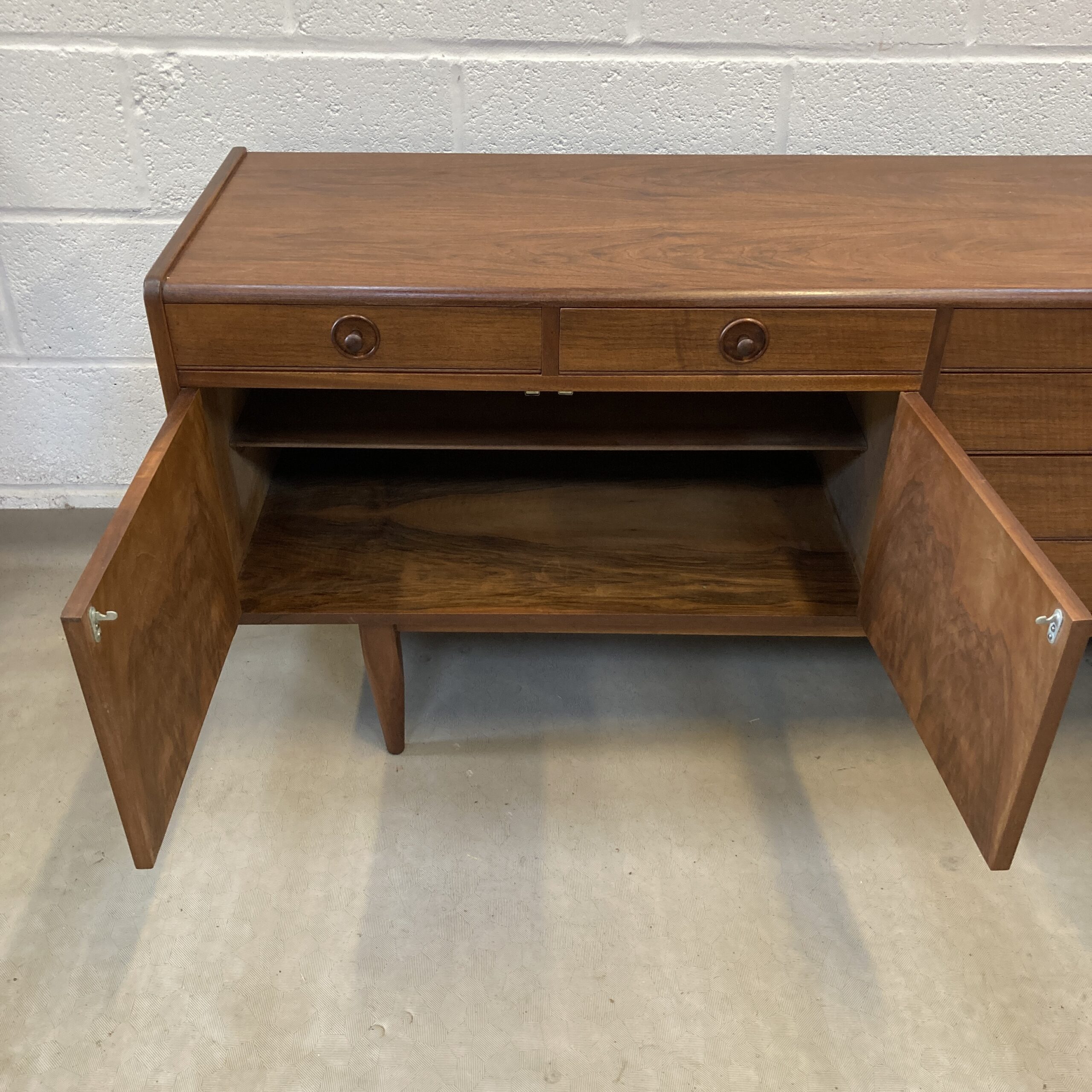 A Midcentury Robert Heritage for Archie Shine walnut sideboard. - Image 5