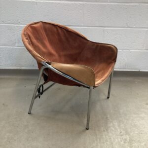 Vintage Danish Suede BO361 Lounge Chair By Erik Ole Jorgensen For Bovirke