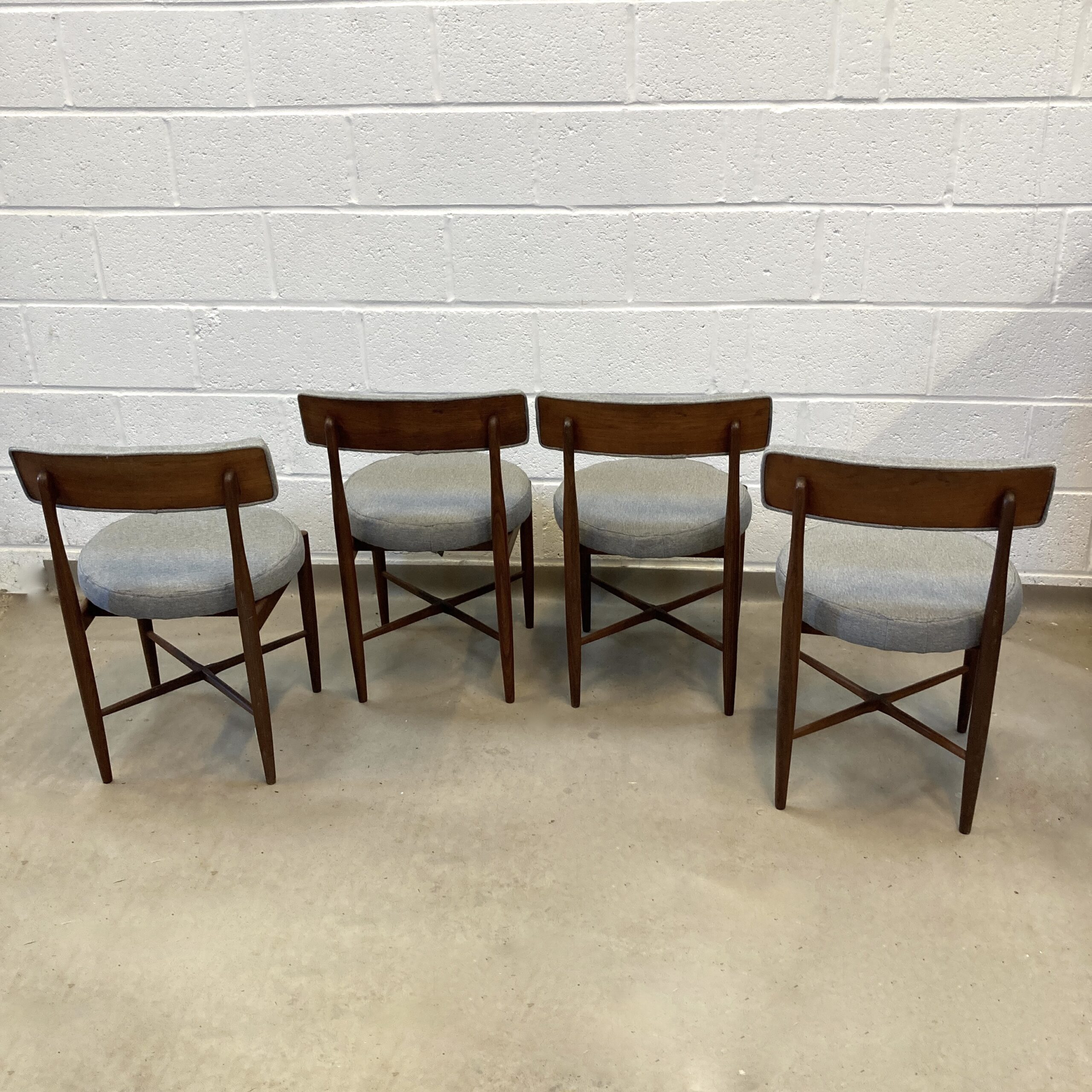 A 1960s G-plan fresco table and four Victor Wilkins designed Fresco chairs - Image 6