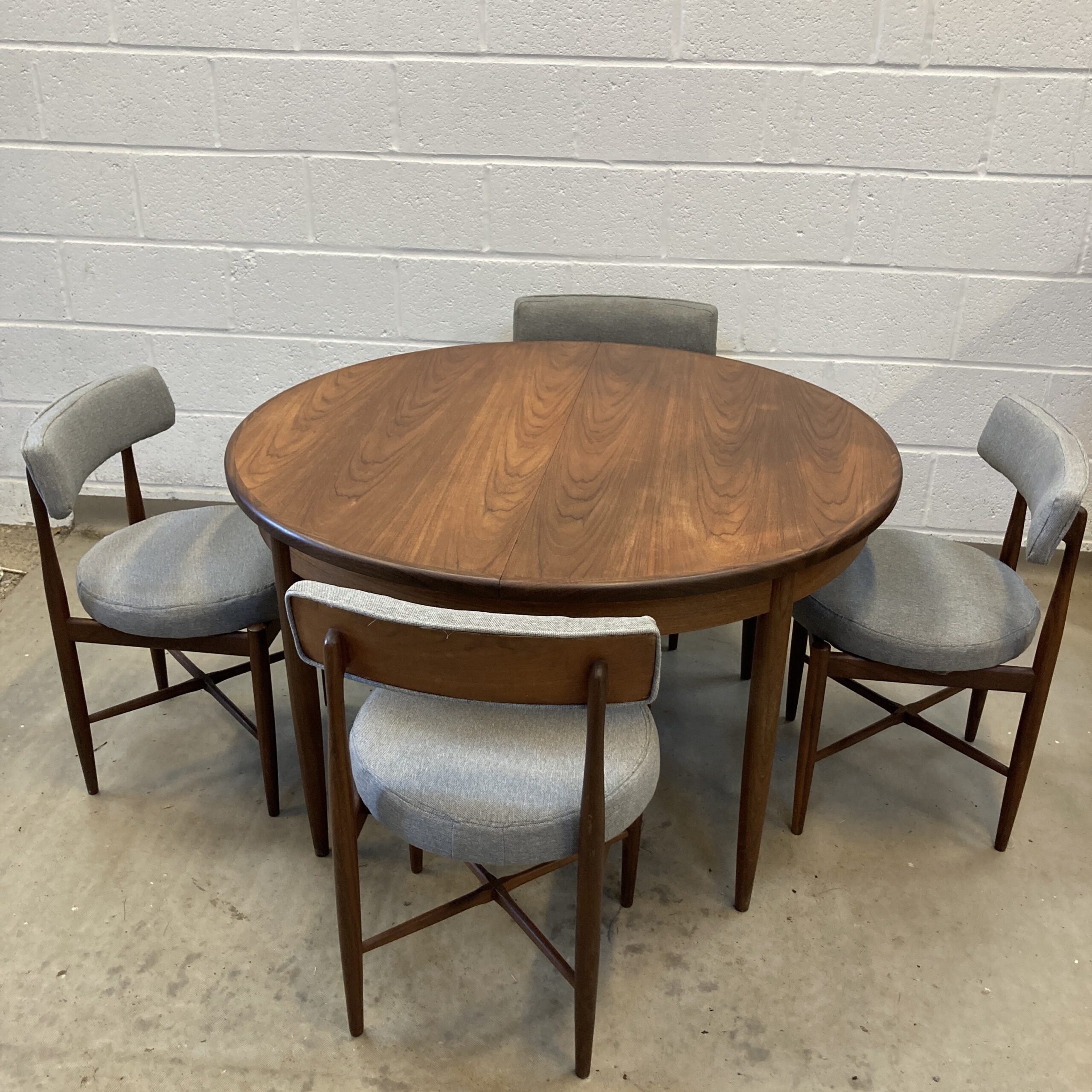 A 1960s G-plan fresco table and four Victor Wilkins designed Fresco chairs - Image 11