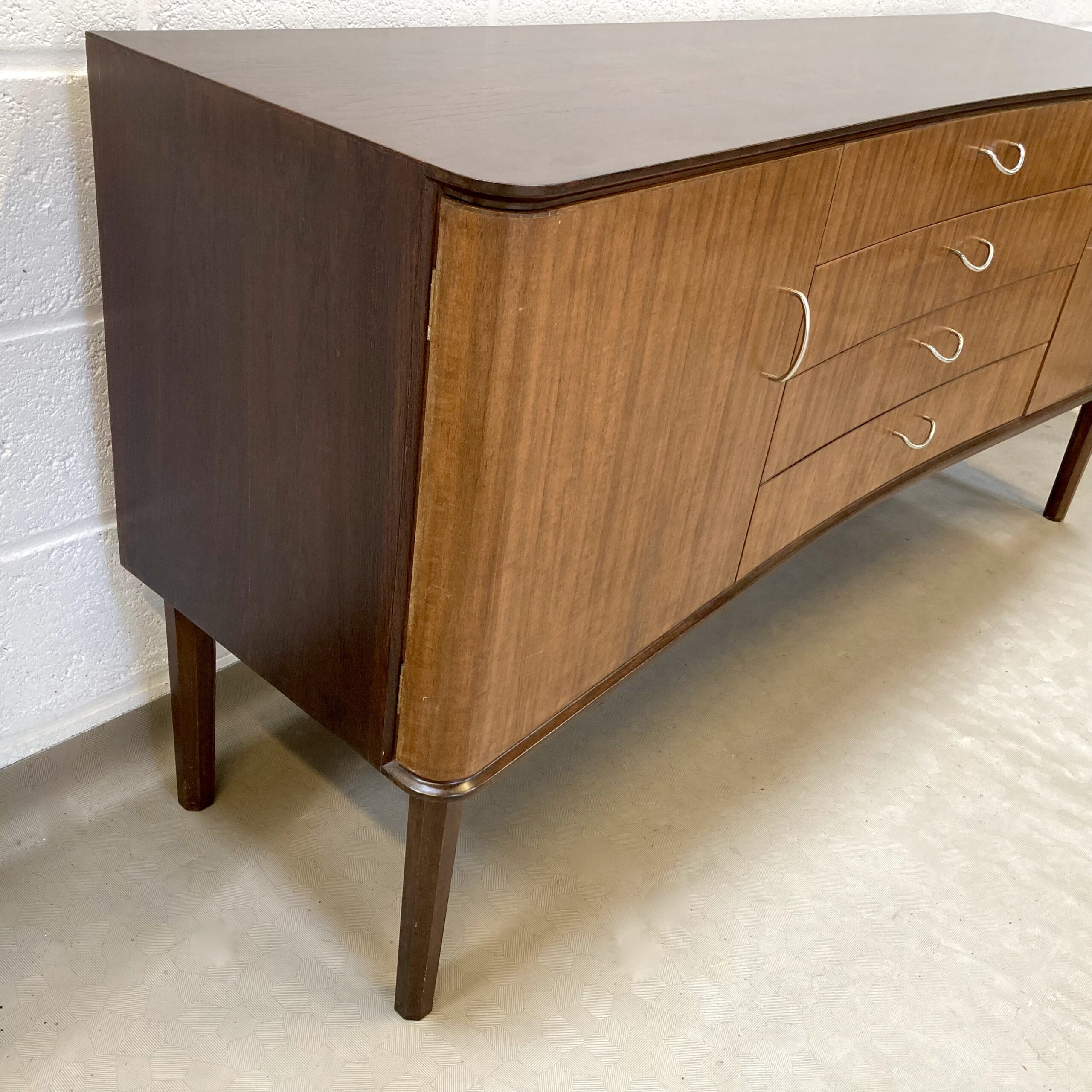 A 1960 Gordon Russell teak and Indian laurel sideboard pattern R810 - Image 15