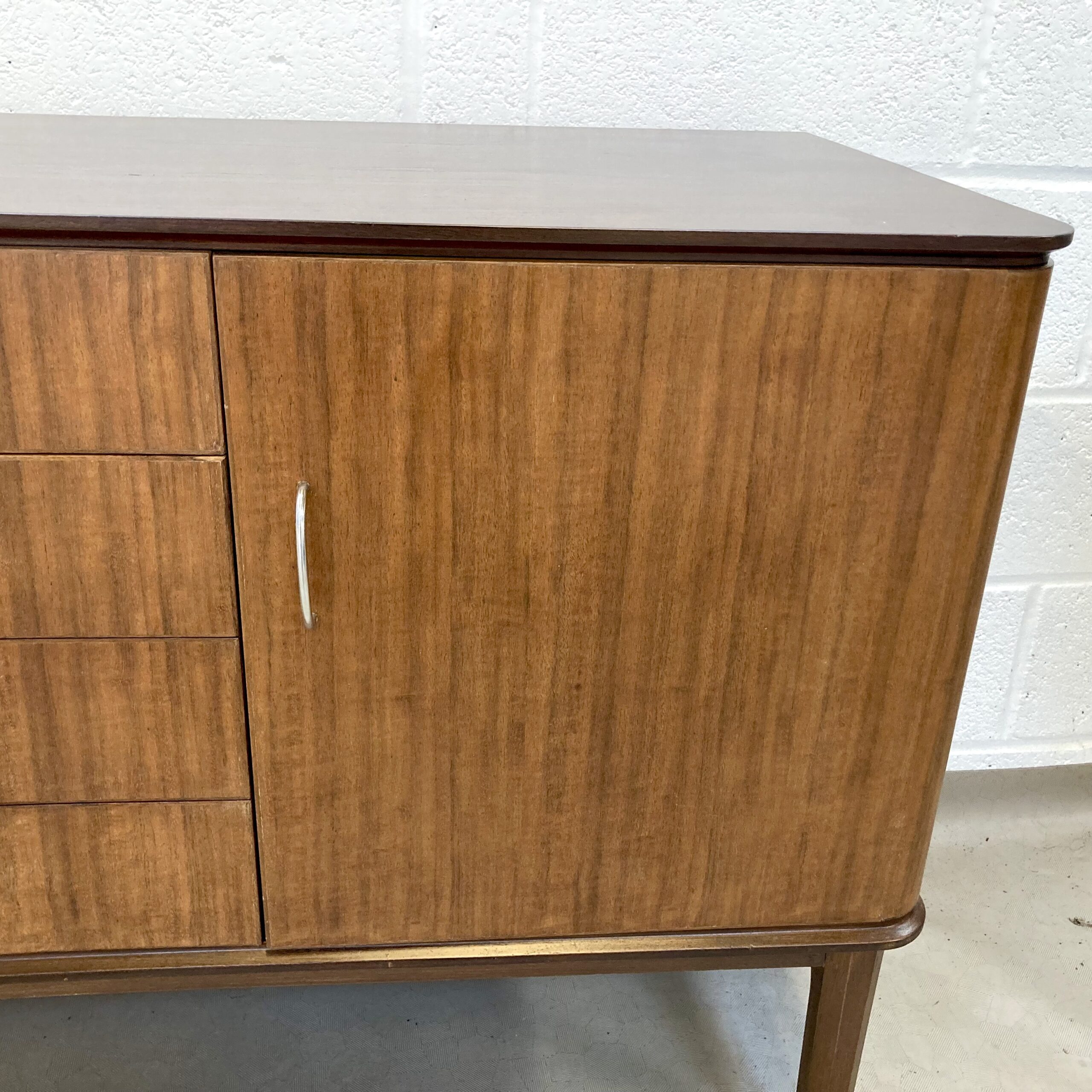 A 1960 Gordon Russell teak and Indian laurel sideboard pattern R810 - Image 13