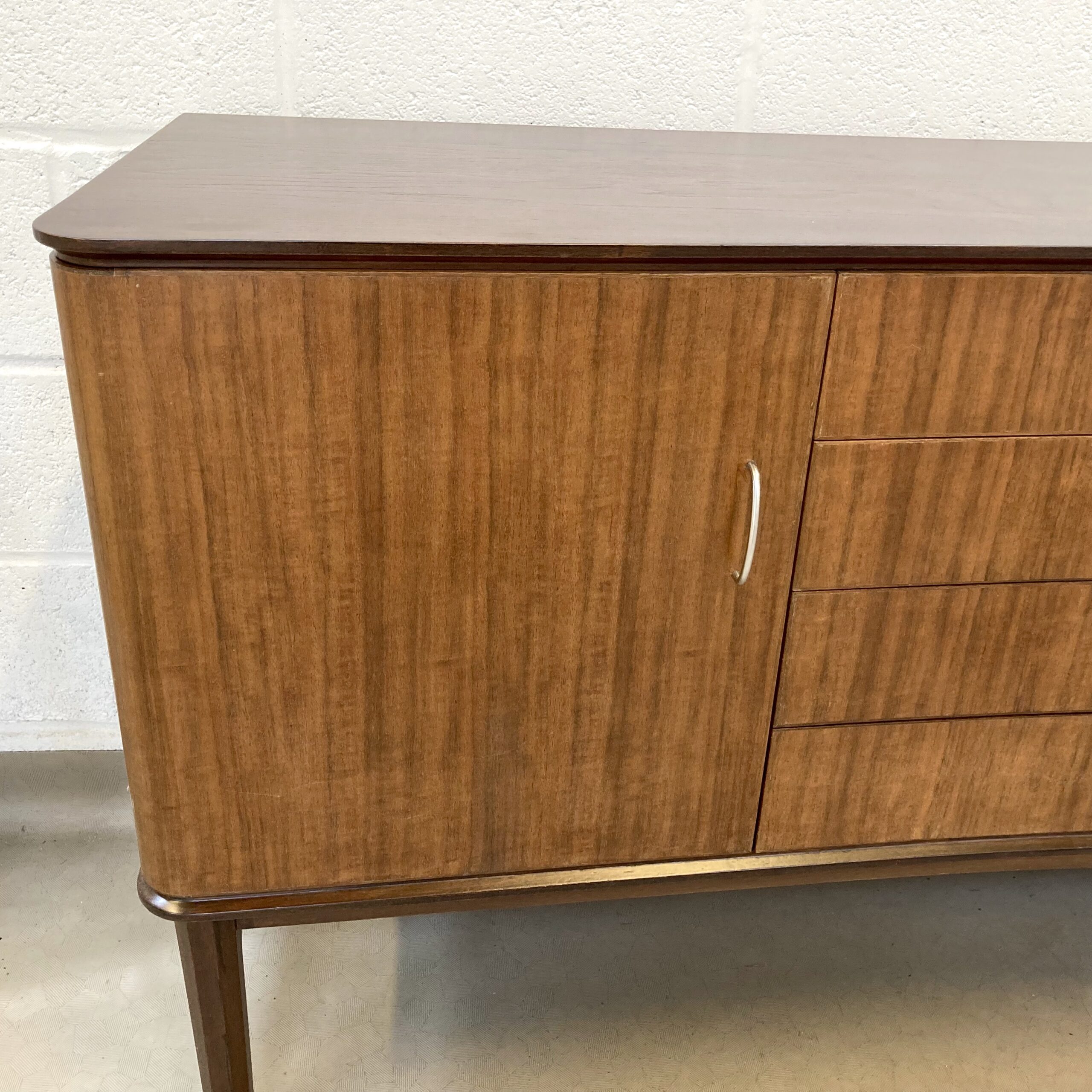 A 1960 Gordon Russell teak and Indian laurel sideboard pattern R810 - Image 11