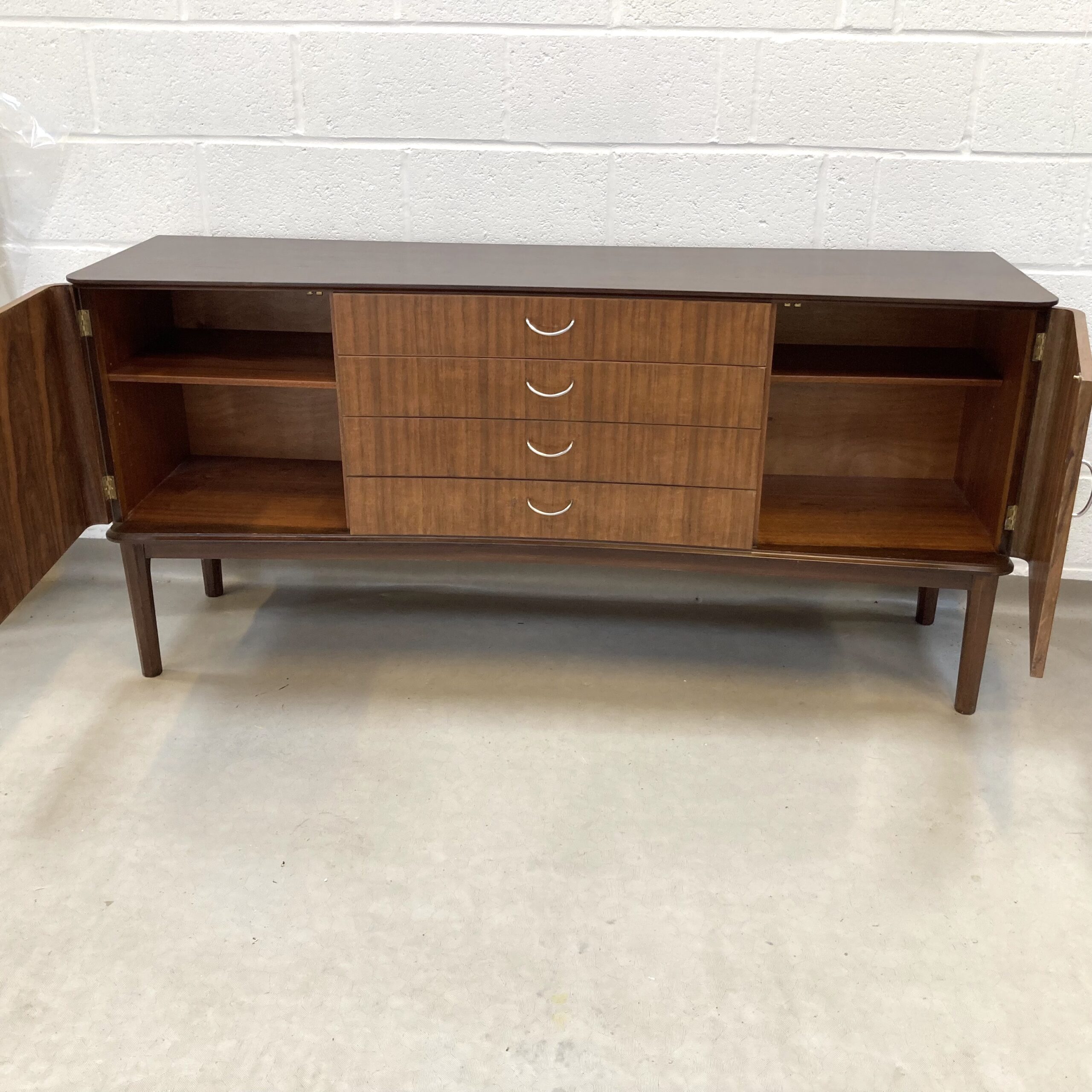 A 1960 Gordon Russell teak and Indian laurel sideboard pattern R810 - Image 10