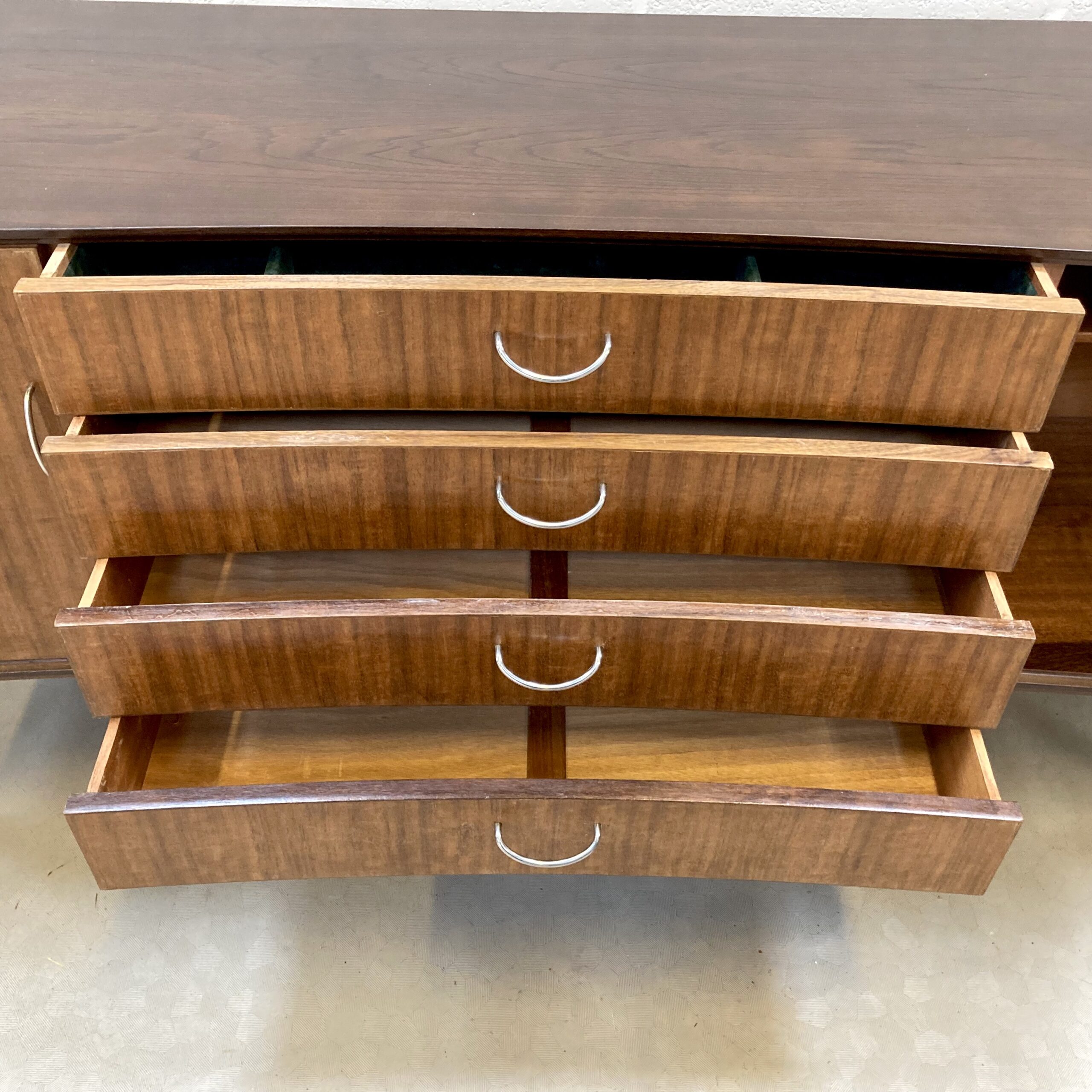 A 1960 Gordon Russell teak and Indian laurel sideboard pattern R810 - Image 7