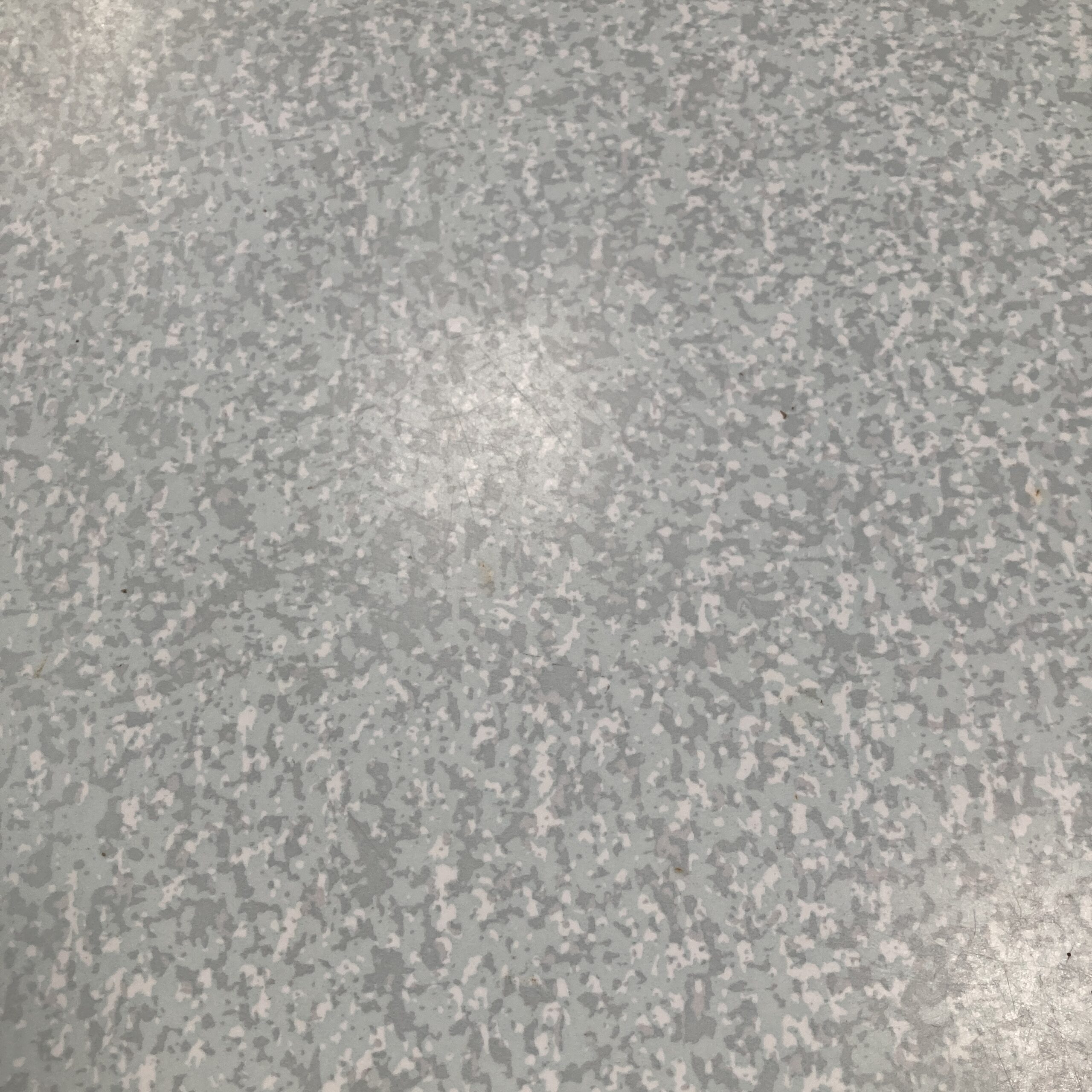 A lovely 1960s blue/grey formica table and 4 reupholstered Rajmund Teofil Halas Polish 5908 pixel chairs - Image 8